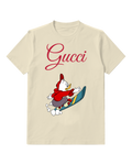 Ivory Red Jacket Snowboard Duck Graphic T-Shirt - front product view