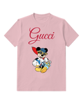 Blush Pink Pirate Sword Mouse Graphic T-Shirt - front product view