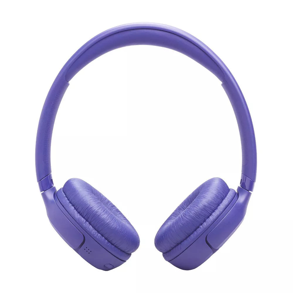 Wireless Bluetooth On-Ear Headphones Pure Bass Sound Bluetooth 6.0 Dual Beamforming Microphones Up To 76H Playback Fast Charge Foldable Lightweight Multi-Point Connection Headset