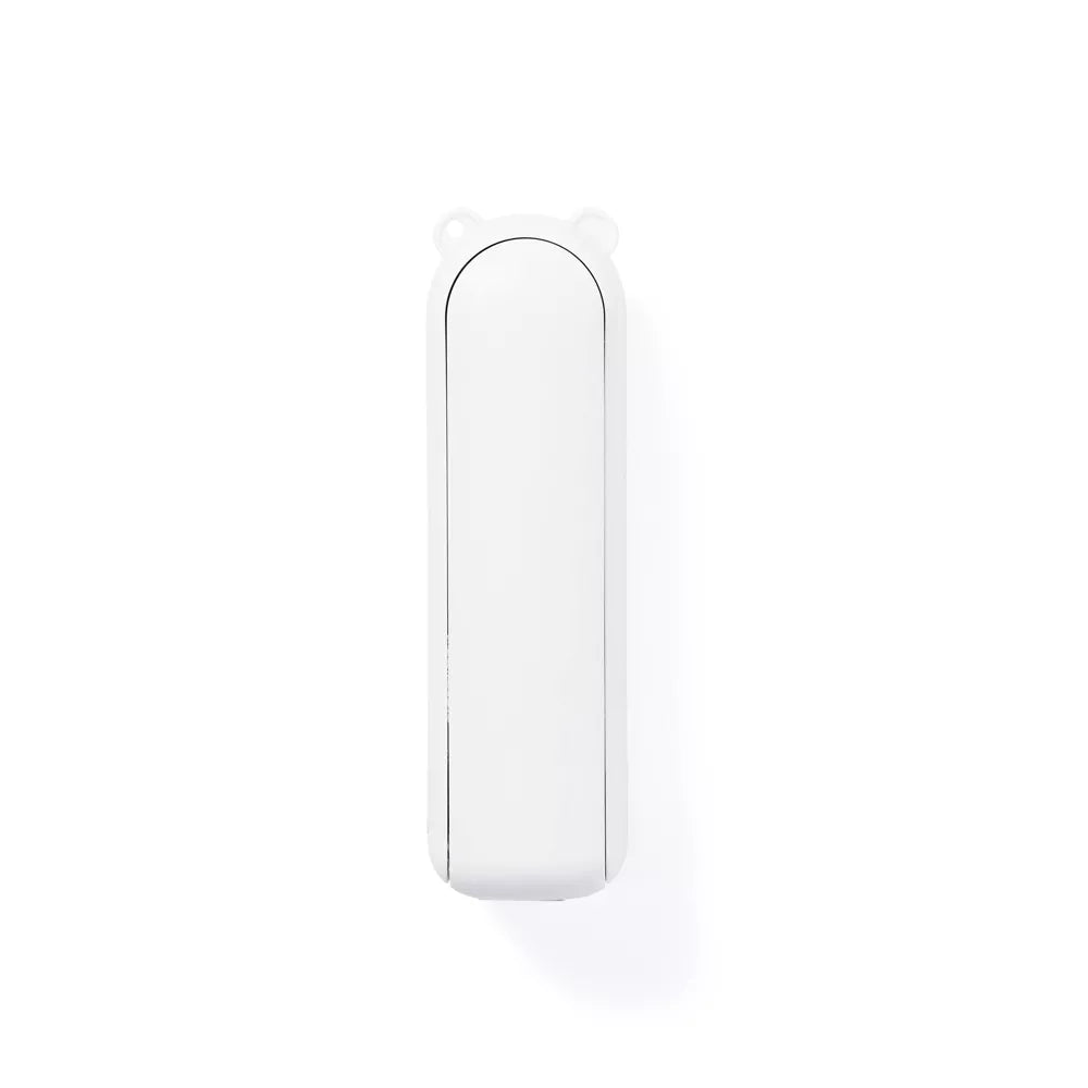 Foldable Handheld Mini Fan Two-Blade Portable Cooling Fan Built-in Rechargeable Battery Type-C One Button Control Pocket Fan for Travel Outdoor