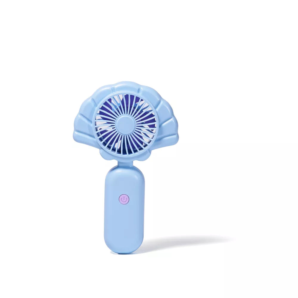 Portable Rechargeable Handheld Fan 3-in-1 Multi Style Shell Fan Clip Fan Neck Fan Type-C Charging Low Noise Lightweight Outdoor Cooling Fan