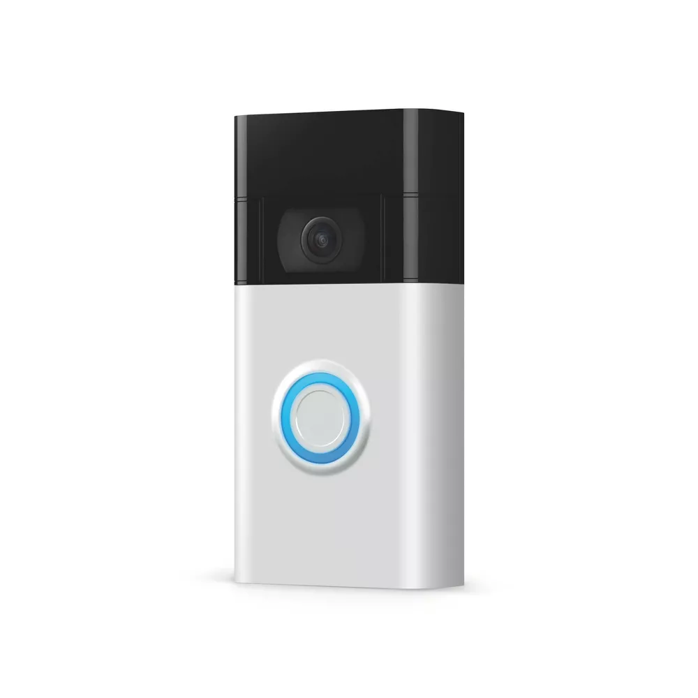 Wireless Battery Powered 1080P HD Video Doorbell Infrared Night Vision Custom Motion Zones Two-Way Audio Quick Preset Replies Alexa Compatible Smart Security Doorbell