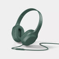 Lightweight Wired On-Ear Headphones Balanced Clear Sound Soft Padded Earcups Inline Microphone Anti-Tangle Durable Cord Daily Use Portable Wired Headset