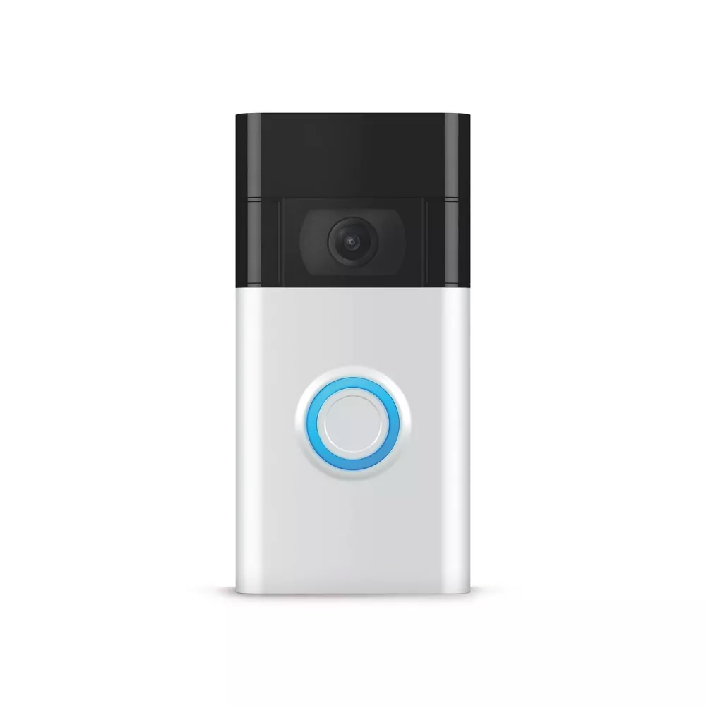 Wireless Battery Powered 1080P HD Video Doorbell Infrared Night Vision Custom Motion Zones Two-Way Audio Quick Preset Replies Alexa Compatible Smart Security Doorbell