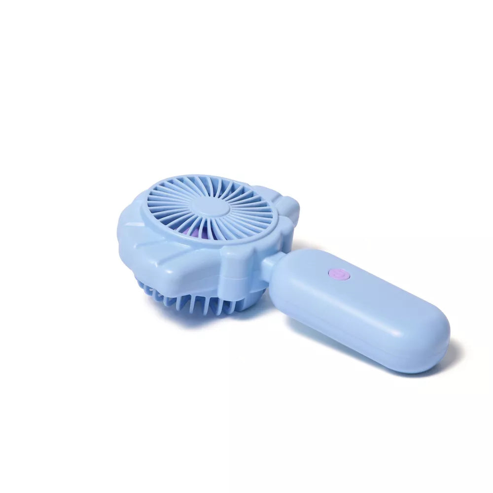 Portable Rechargeable Handheld Fan 3-in-1 Multi Style Shell Fan Clip Fan Neck Fan Type-C Charging Low Noise Lightweight Outdoor Cooling Fan