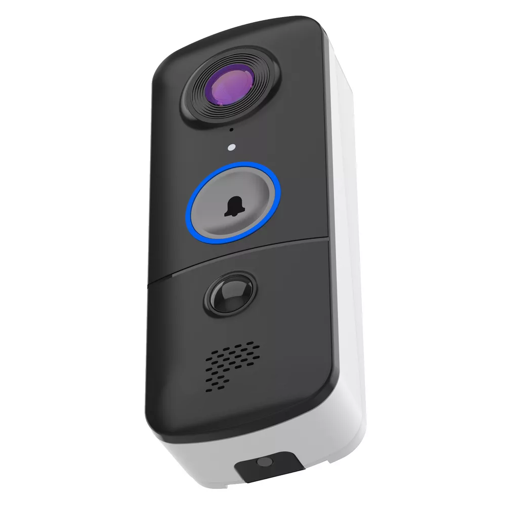Wireless Battery Powered 1080P Full HD Video Doorbell IP56 Weatherproof PIR Motion Detection Two-Way Audio Night Vision No Monthly Fee Smart Security Doorbell