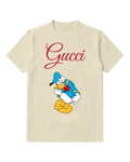 Ivory Thoughtful Seated Sailor Duck Graphic T-Shirt - front product view
